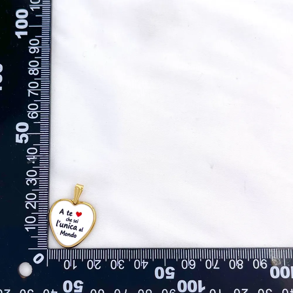 A te che sei l’unica al Mondo-Ciondolo/Charms in Acciaio - DIY-732-22