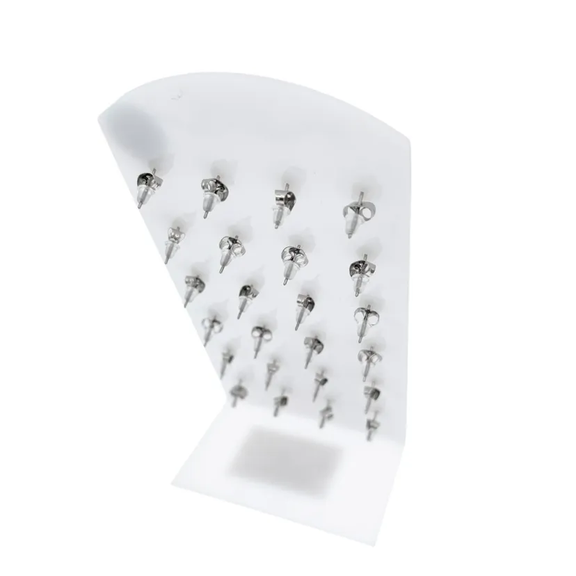 Punto Luce SW 3m-12paia Orecchini in Acciaio - OPA-107-103 3mm