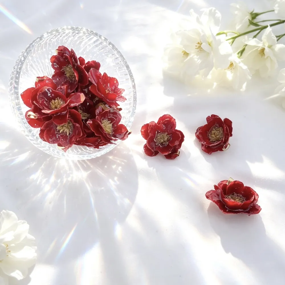 Fiore vero-Ciondolo/Charms in Acciaio - DIY-801-14
