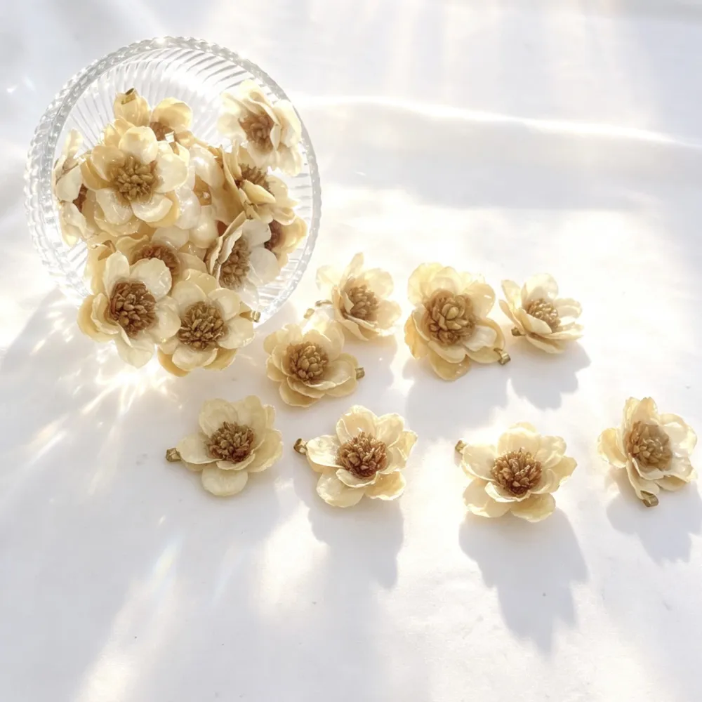Fiore vero-Ciondolo/Charms in Acciaio - DIY-801-14