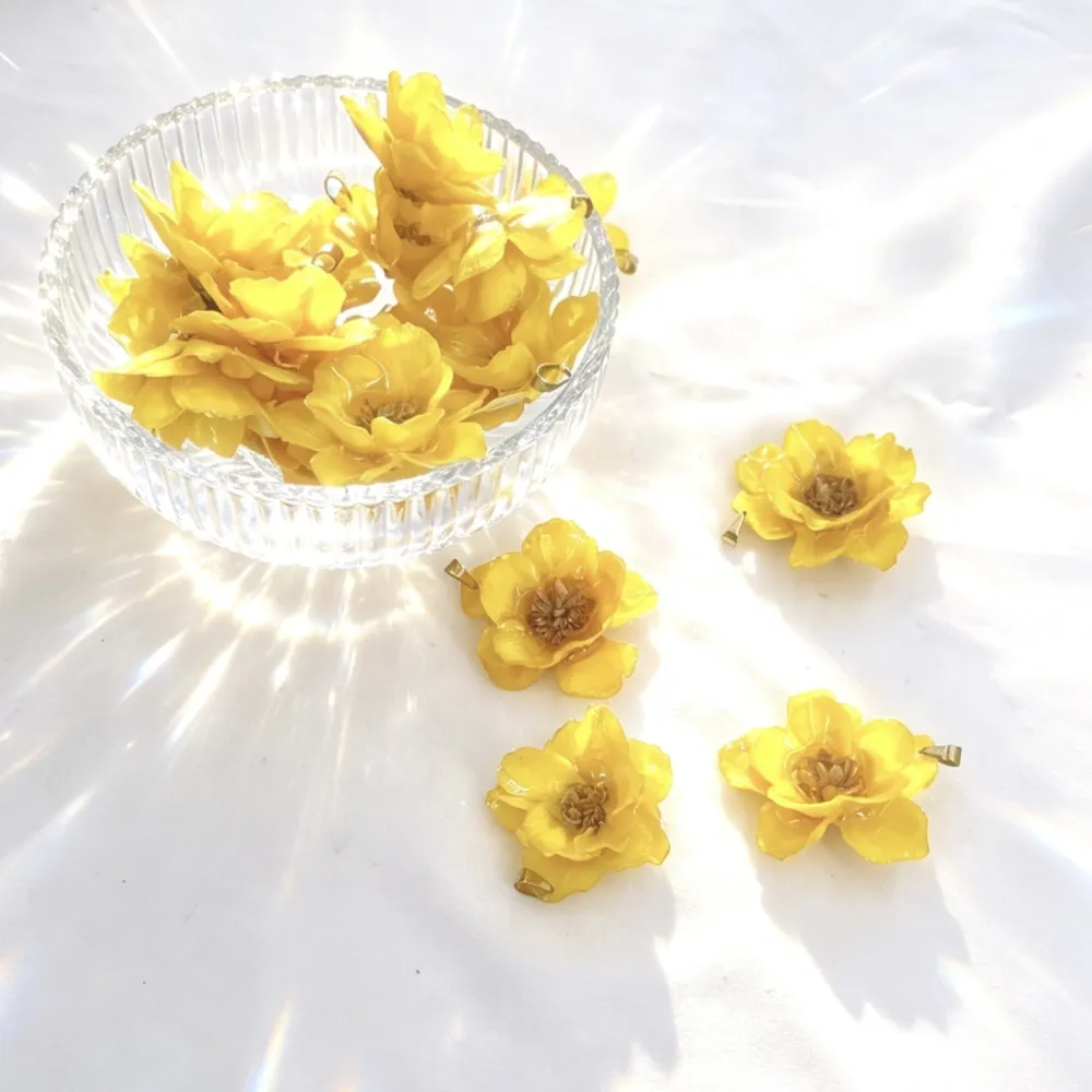 Fiore vero-Ciondolo/Charms in Acciaio - DIY-801-14