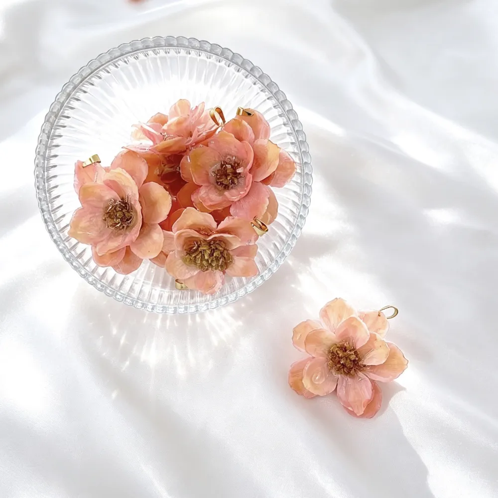 Fiore vero-Ciondolo/Charms in Acciaio - DIY-801-14