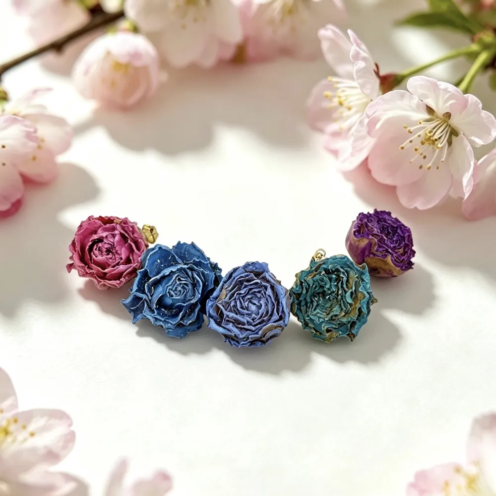 Rosa vero-Ciondolo/Charms in Acciaio - DIY-801-1