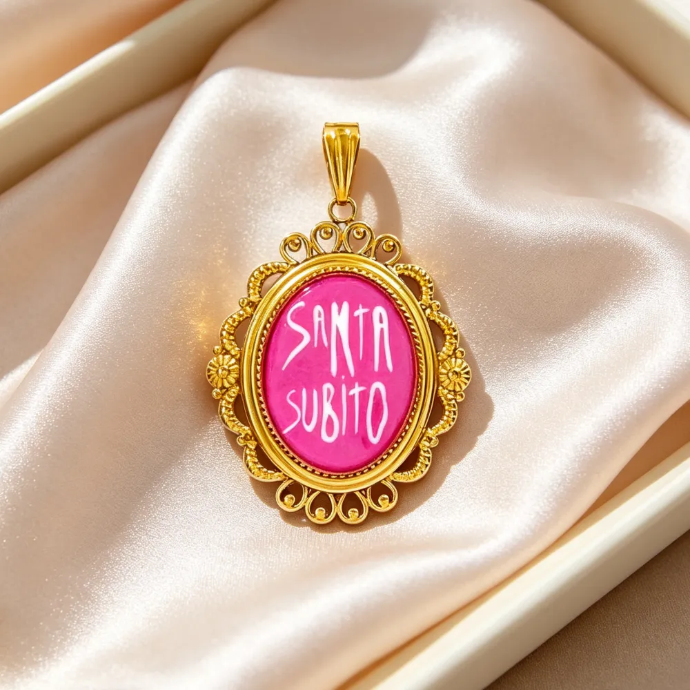 Santa subito-Ciondolo/Charms in Acciaio - DIY-732-17