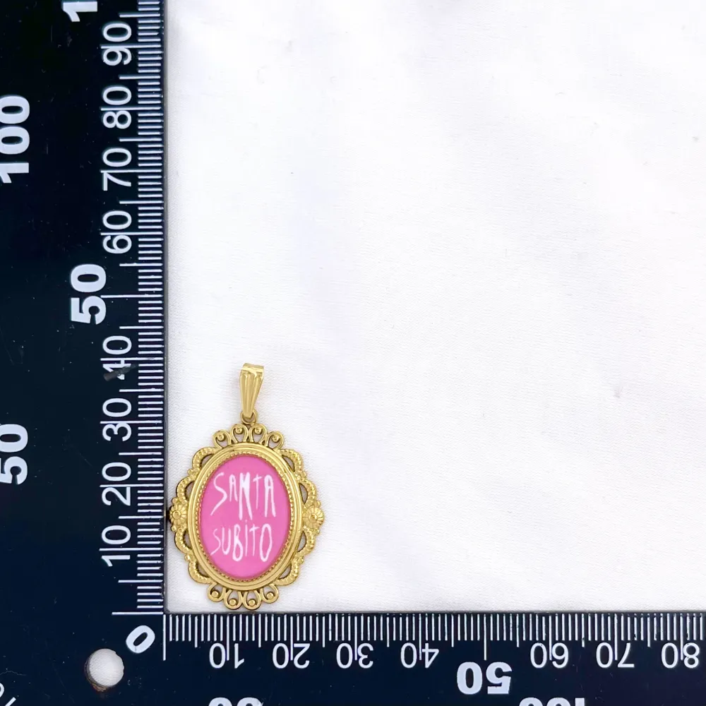 Santa subito-Ciondolo/Charms in Acciaio - DIY-732-17
