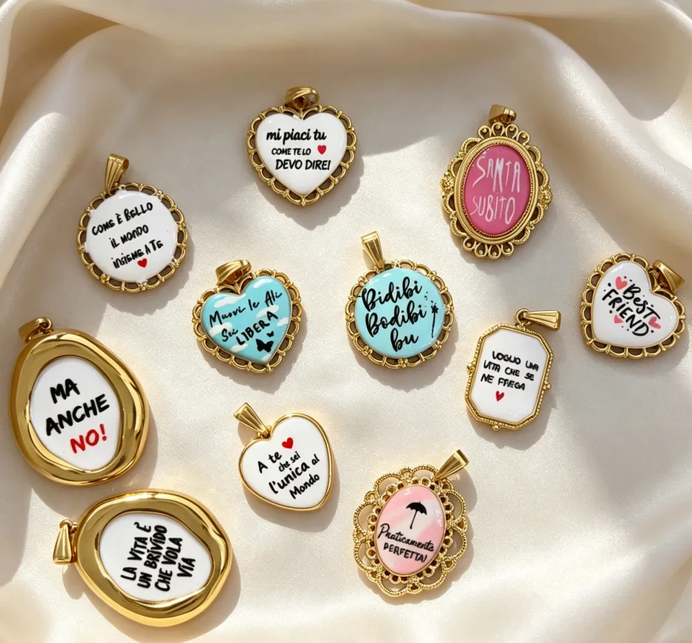 Ma anche No-Ciondolo/Charms in Acciaio - DIY-732-16