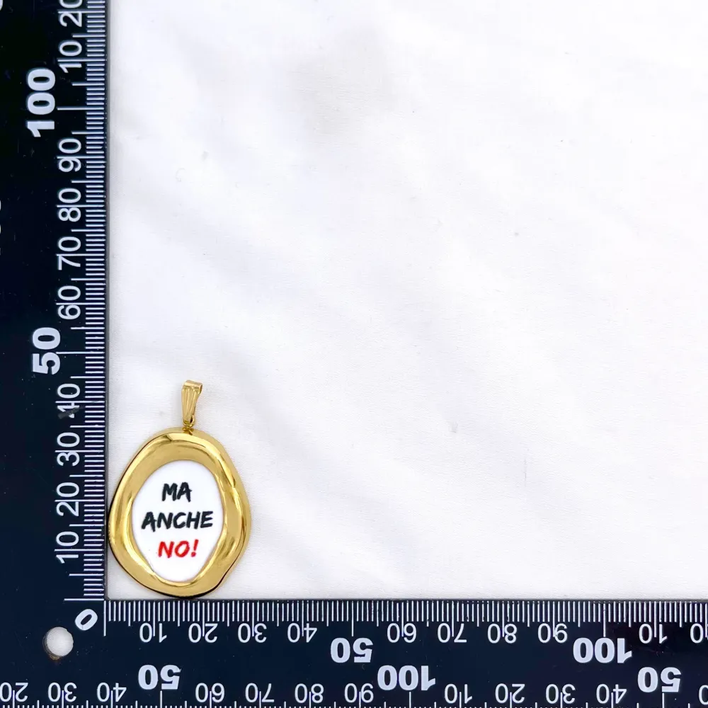 Ma anche No-Ciondolo/Charms in Acciaio - DIY-732-16
