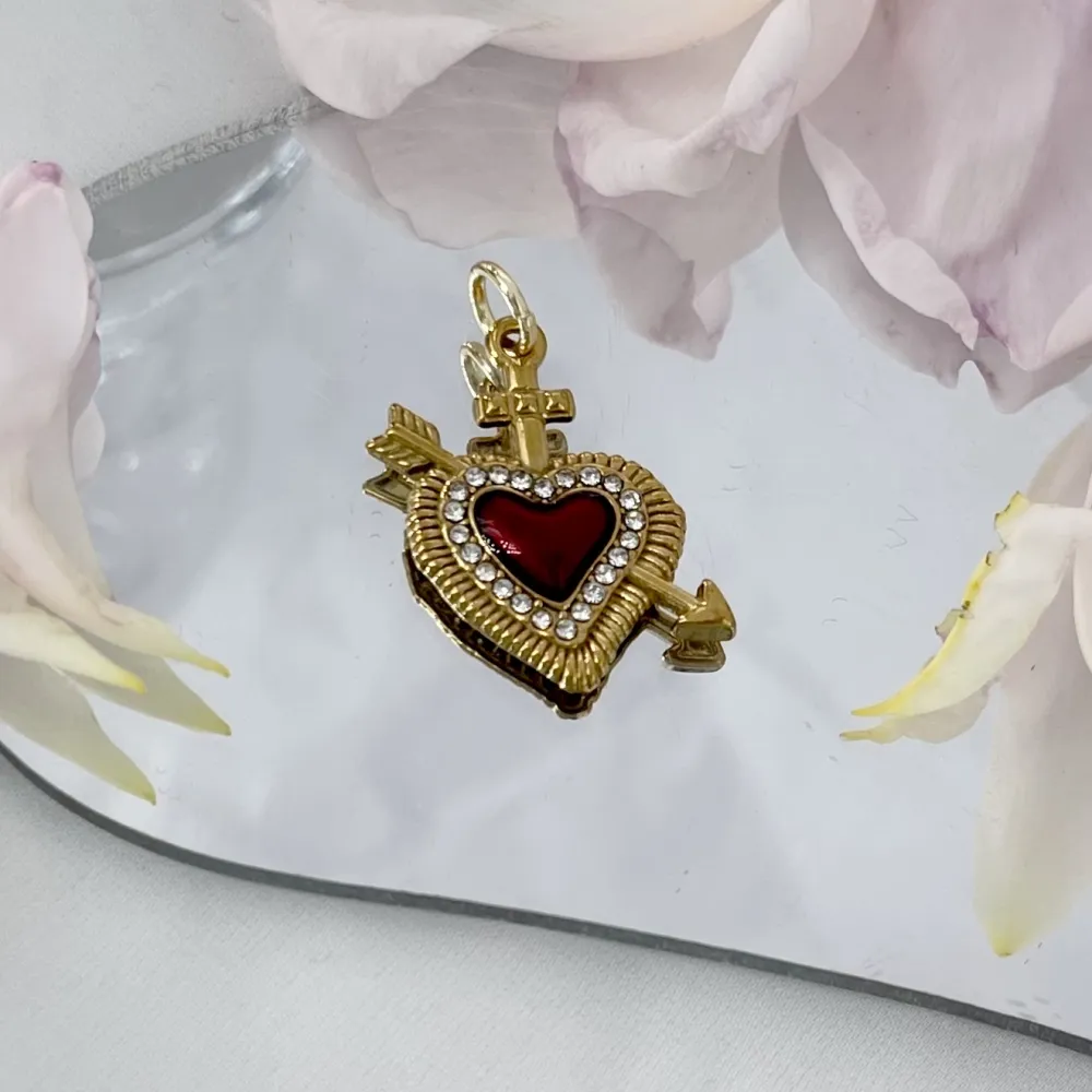 Sacro Cuore-Ciondolo/Charms in Acciaio - DIY-413-04
