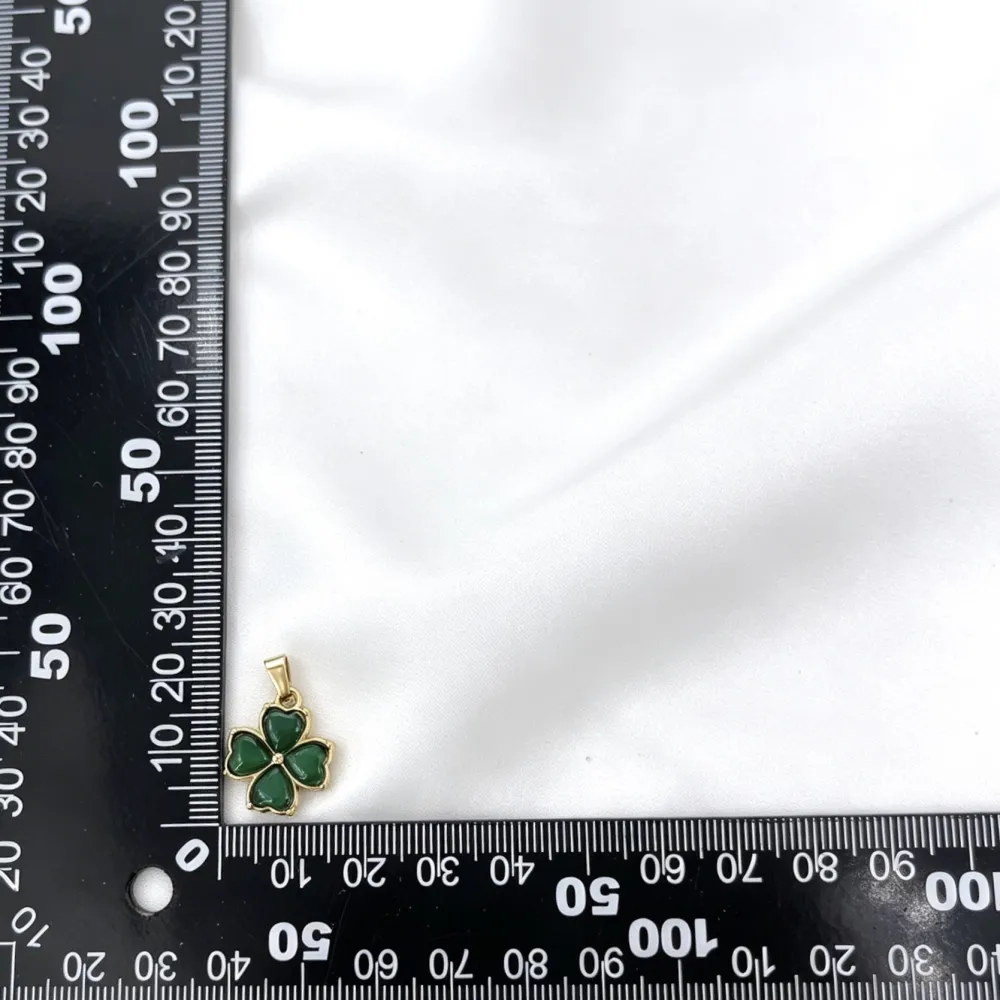 Quadrifoglio-Ciondolo/Charms in Acciaio - DIY-413-70