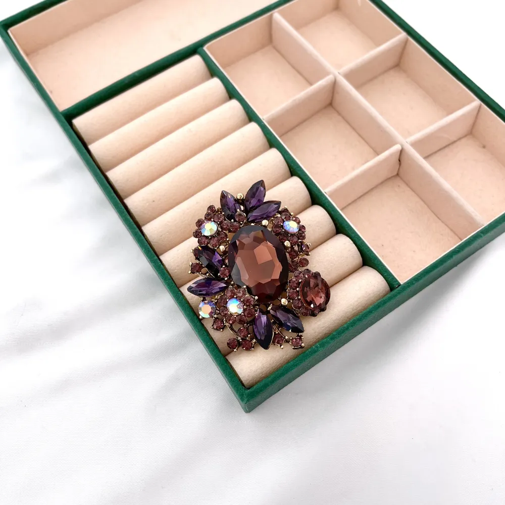 Fiore - Spilla con zirconi - SP-312-474
