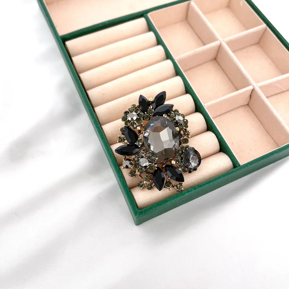 Fiore - Spilla con zirconi - SP-312-474