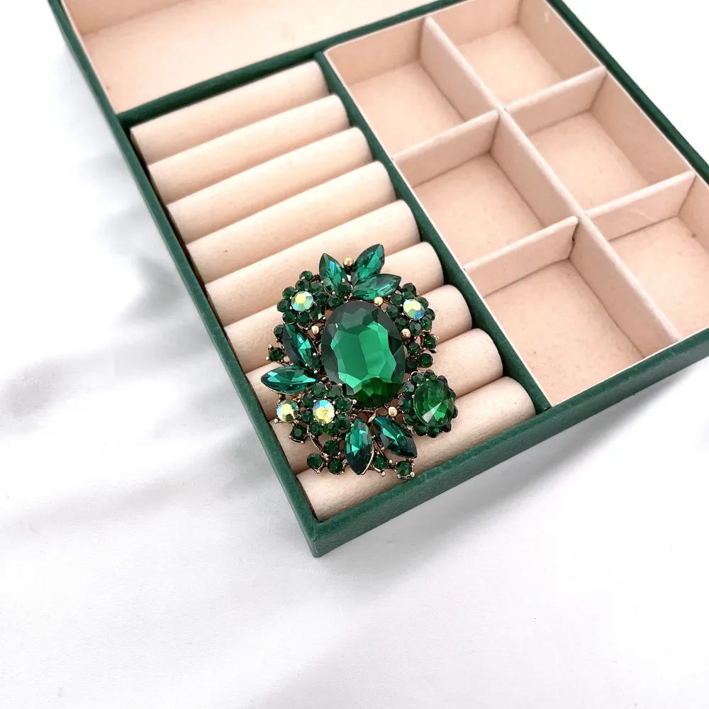 Fiore - Spilla con zirconi - SP-312-474
