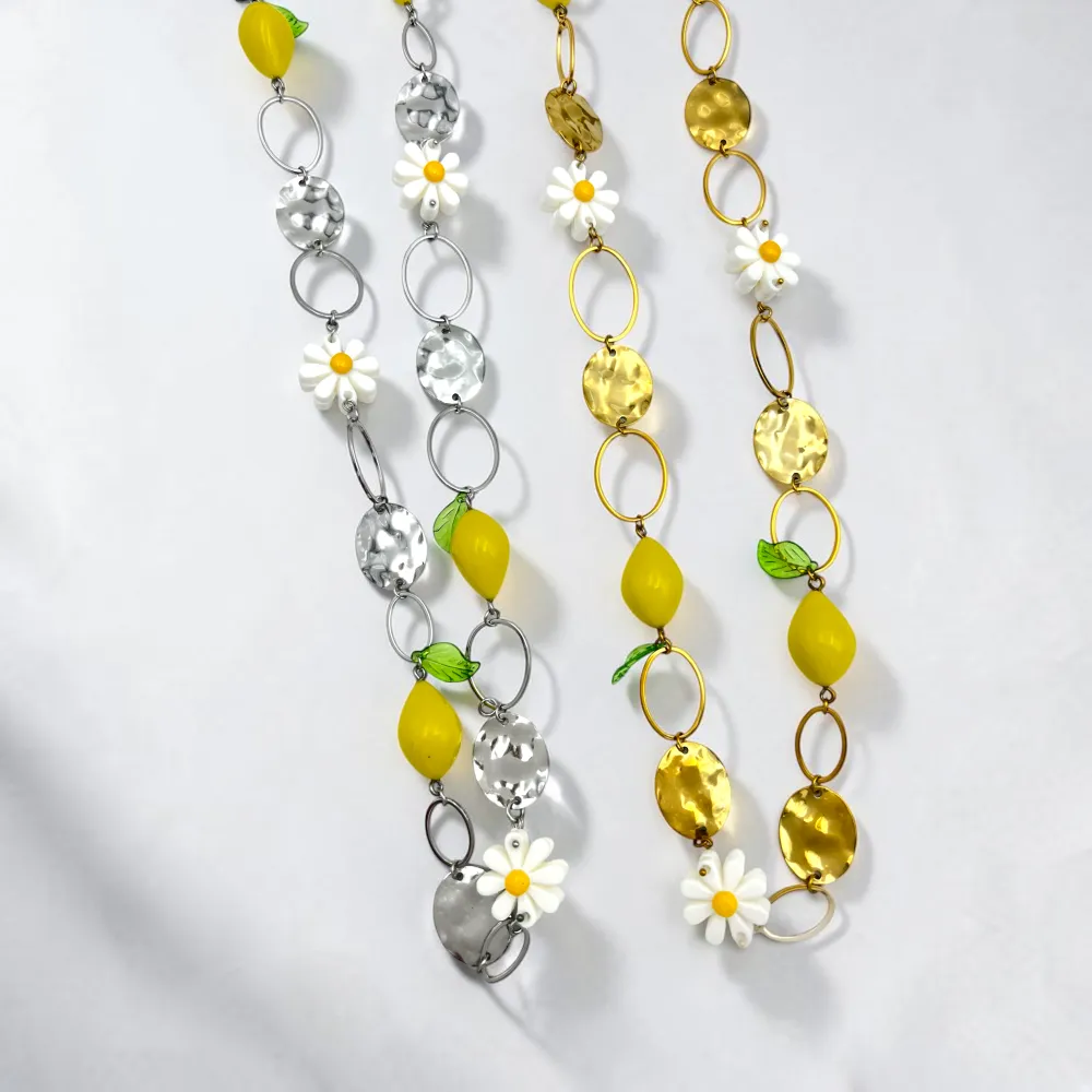 Limone-Collana Lunga in Acciaio - CAL-732-641
