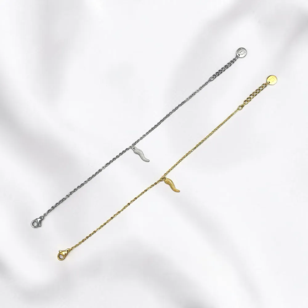 Cornetto-Bracciale in Acciaio - BR-103-AA7167B