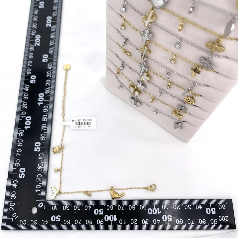 Mix punti luce-16pz Bracciali  in Acciaio - BPA-413-3271