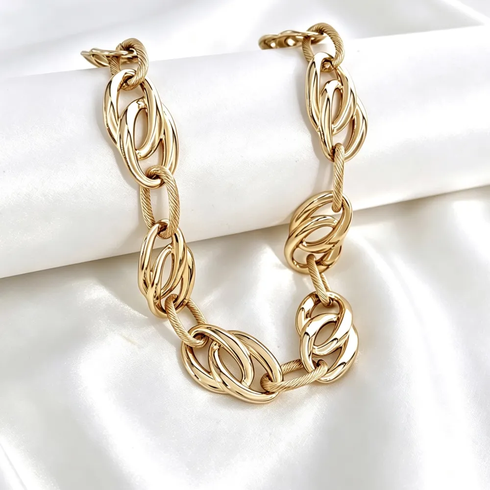 Cerchio-Collana corta in Acciaio - CL-794-161