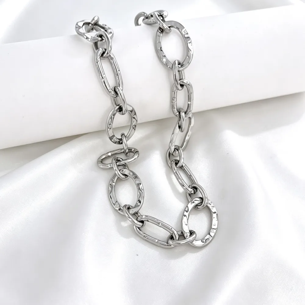 Cerchio-Collana corta in Acciaio - CL-794-159