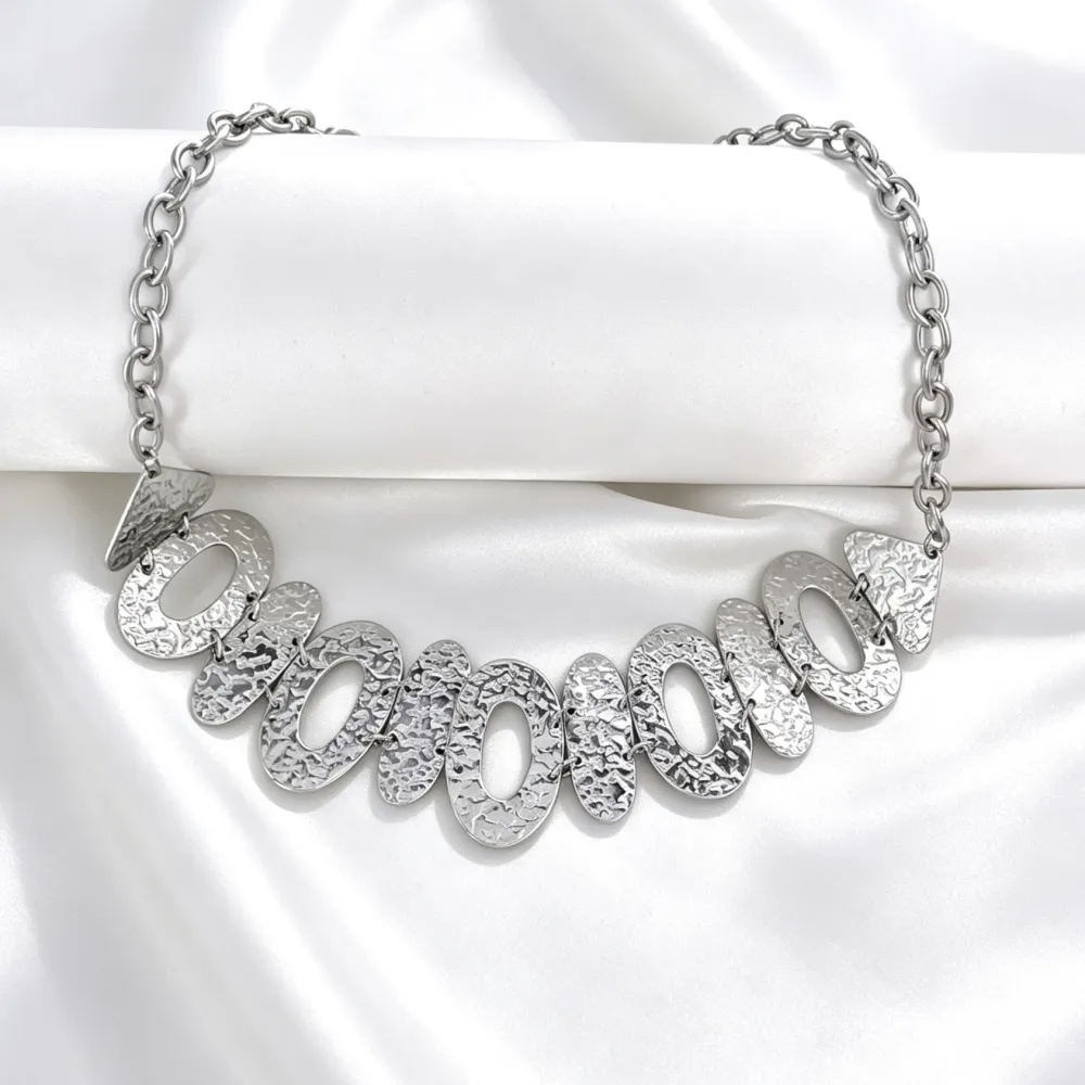 Cerchio-Collana corta in Acciaio - CL-794-158
