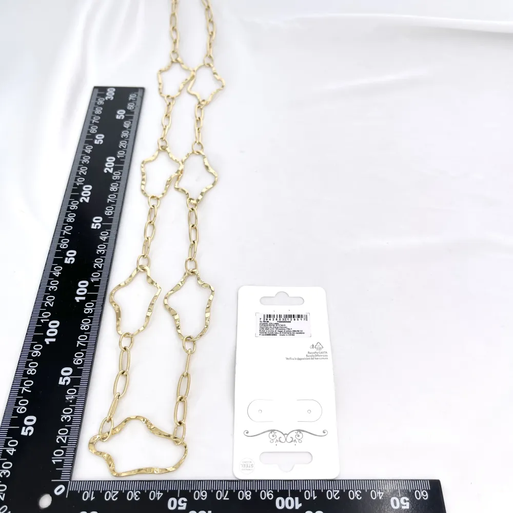 Catena cerchio -Collana lunga in Acciaio - CL-794-95