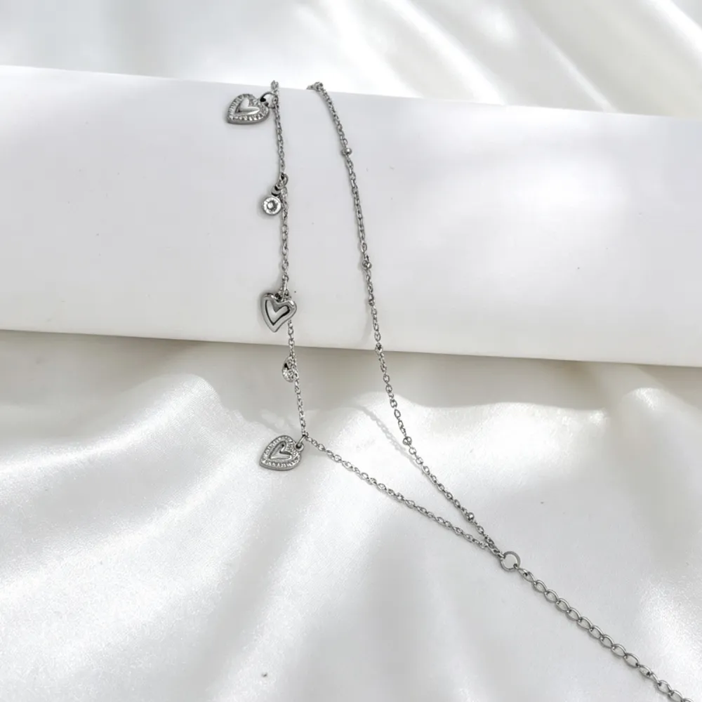 Cuore-Bracciale in acciaio - BR-413-3265