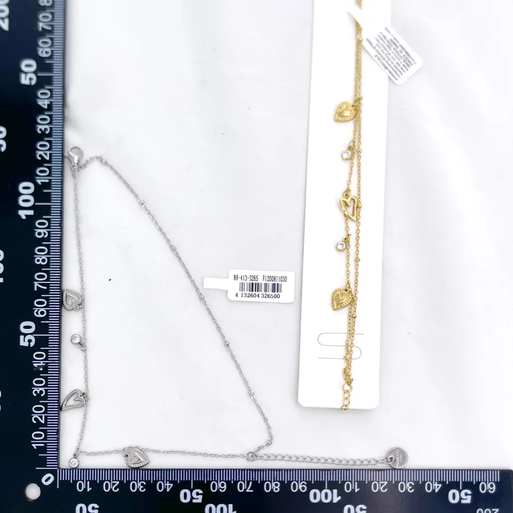 Cuore-Bracciale in acciaio - BR-413-3265
