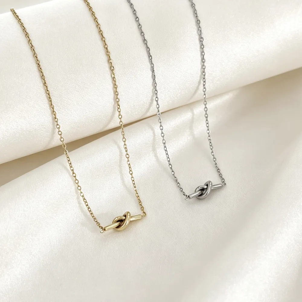 Nodo-Collana corta in Acciaio - CL-413-3797
