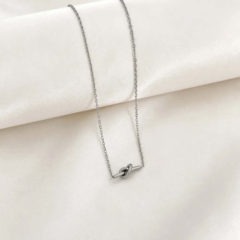 Nodo-Collana corta in Acciaio - CL-413-3797