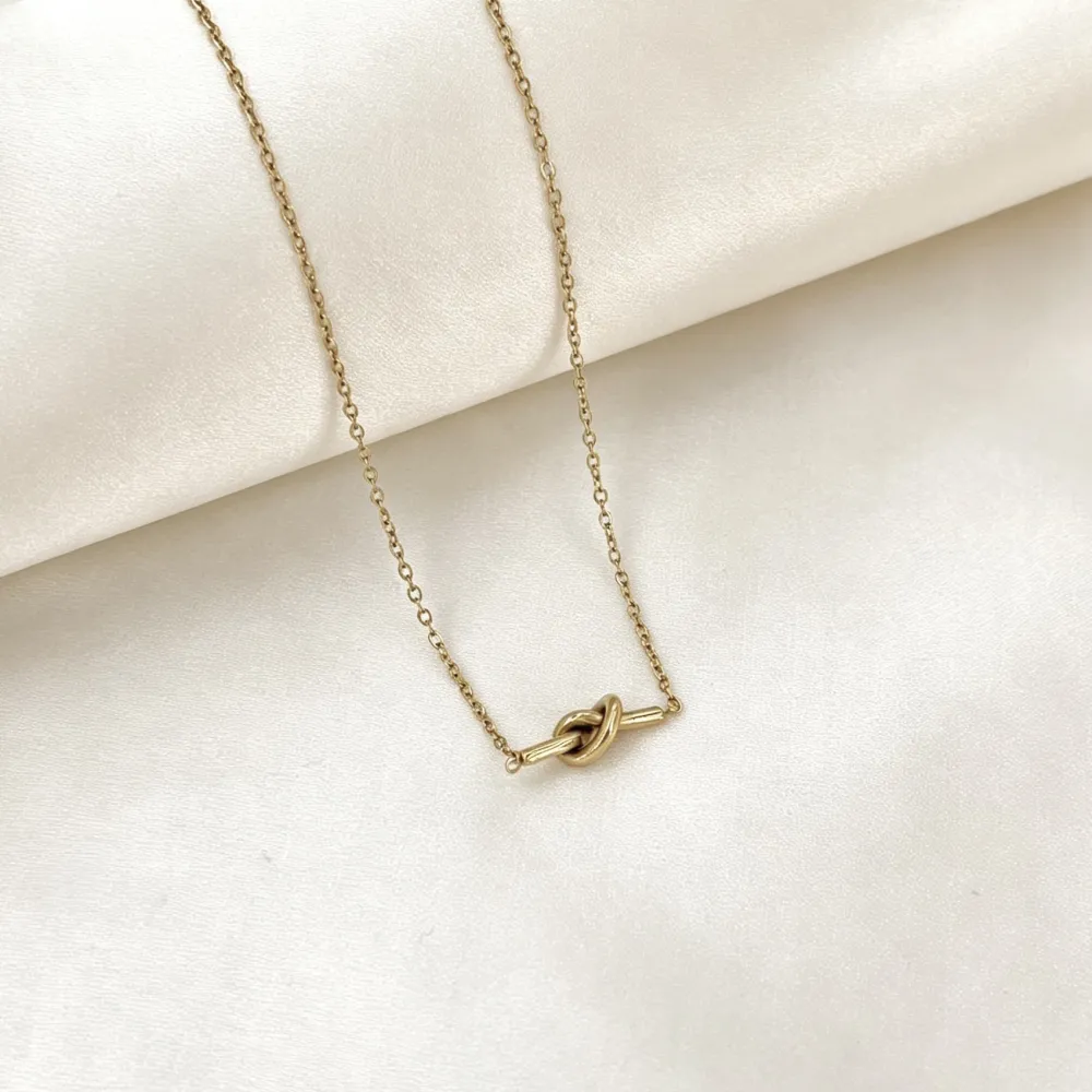 Nodo-Collana corta in Acciaio - CL-413-3797