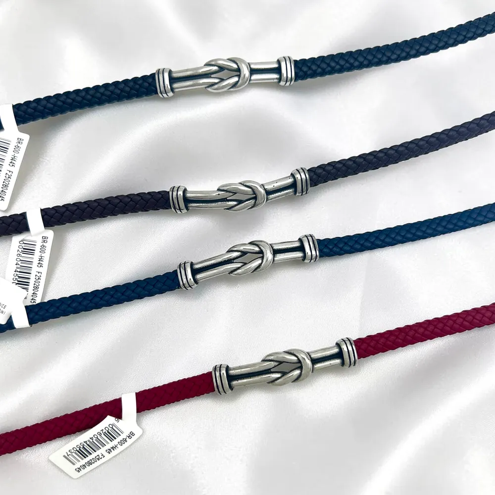 Treccia-Bracciale in Acciaio da Uomo - BR-600-H454S