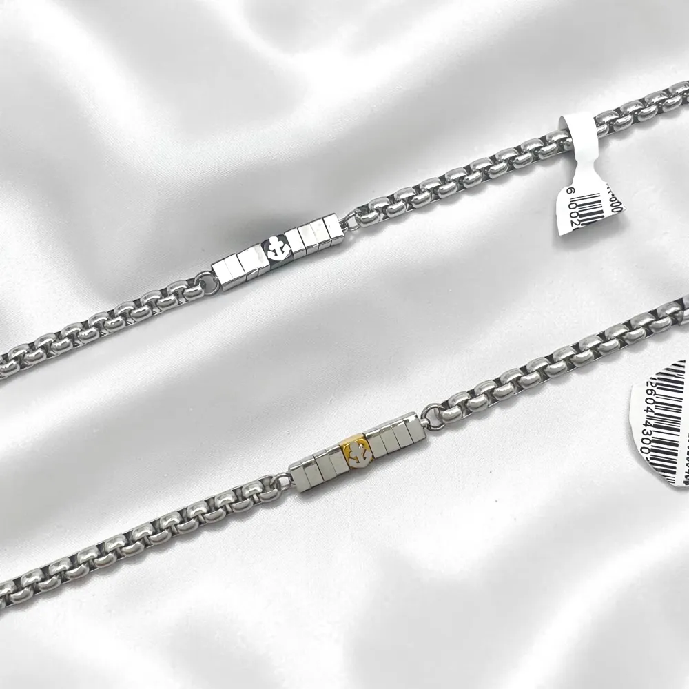 Ancora-Bracciale in Acciaio da Uomo - BR-600-H430