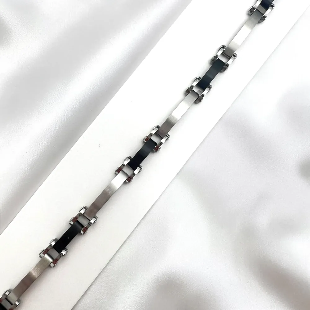 Catena-Bracciale in Acciaio da Uomo - BR-600-H442