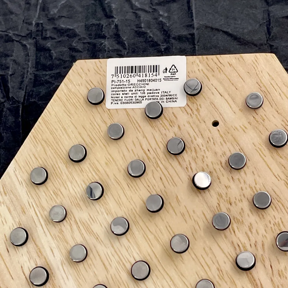 Mix Modelli -40pz Orecchini Helix in Acciaio - PI-751-15