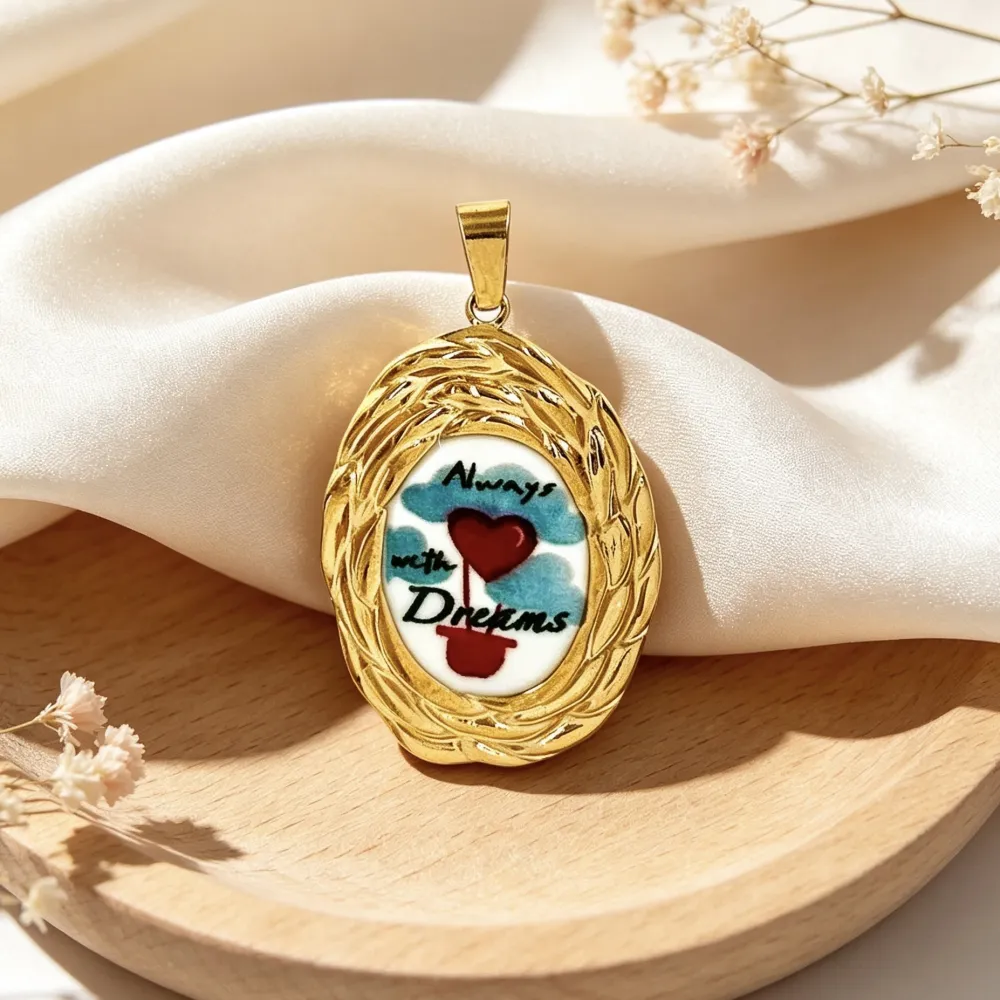 Always with Dreams-Ciondolo/Charms in Acciaio - DIY-732-40