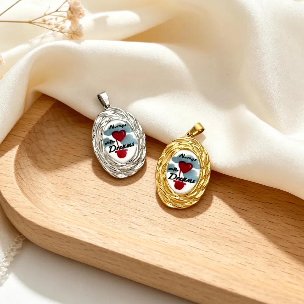 Always with Dreams-Ciondolo/Charms in Acciaio - DIY-732-40