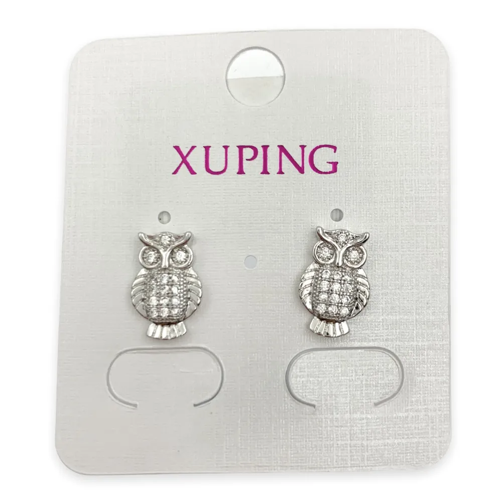 OMZ6104-Gufo- Orecchini a Lobo_Argento_1