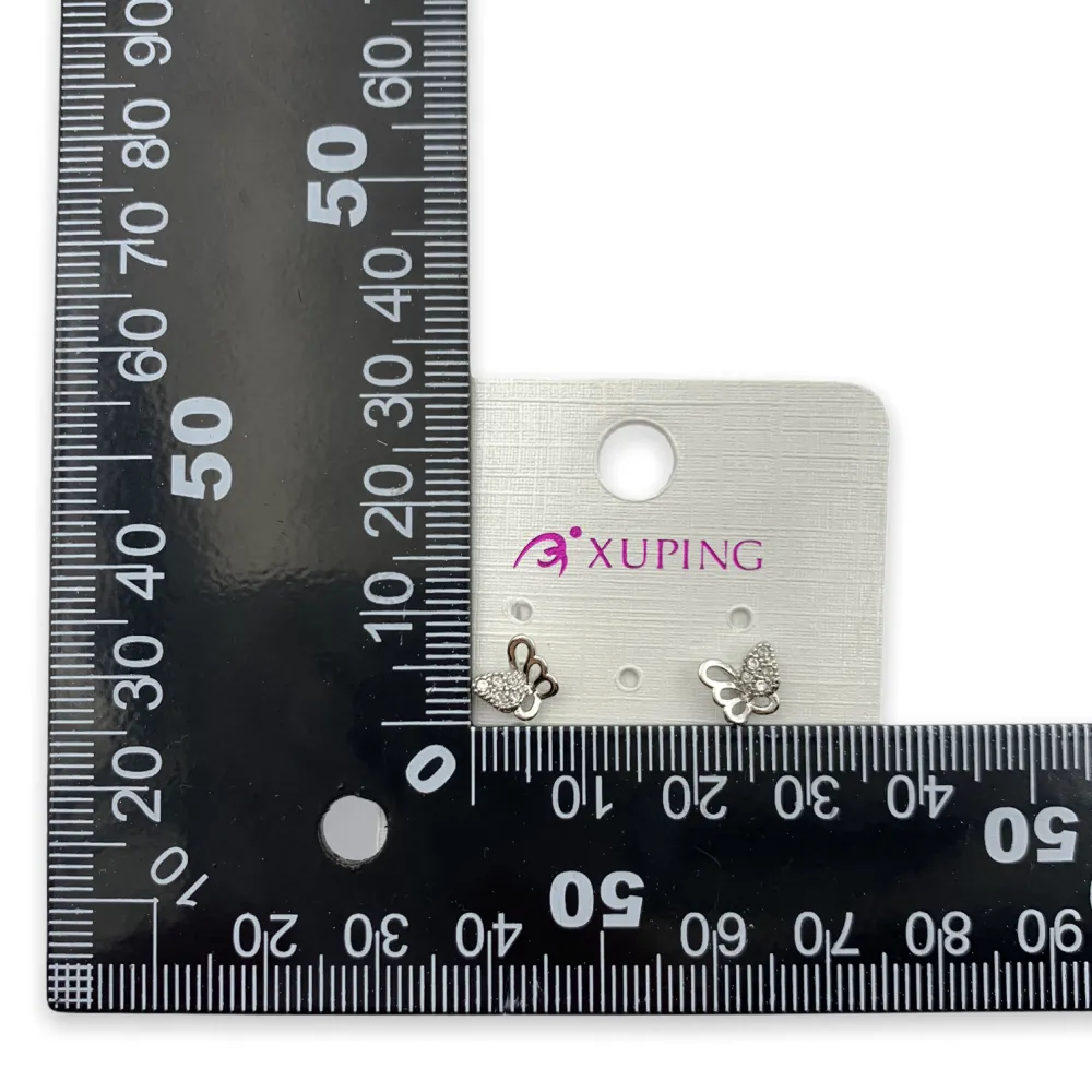 OMZ6105-Farfalla- Orecchini a Lobo_Argento_2