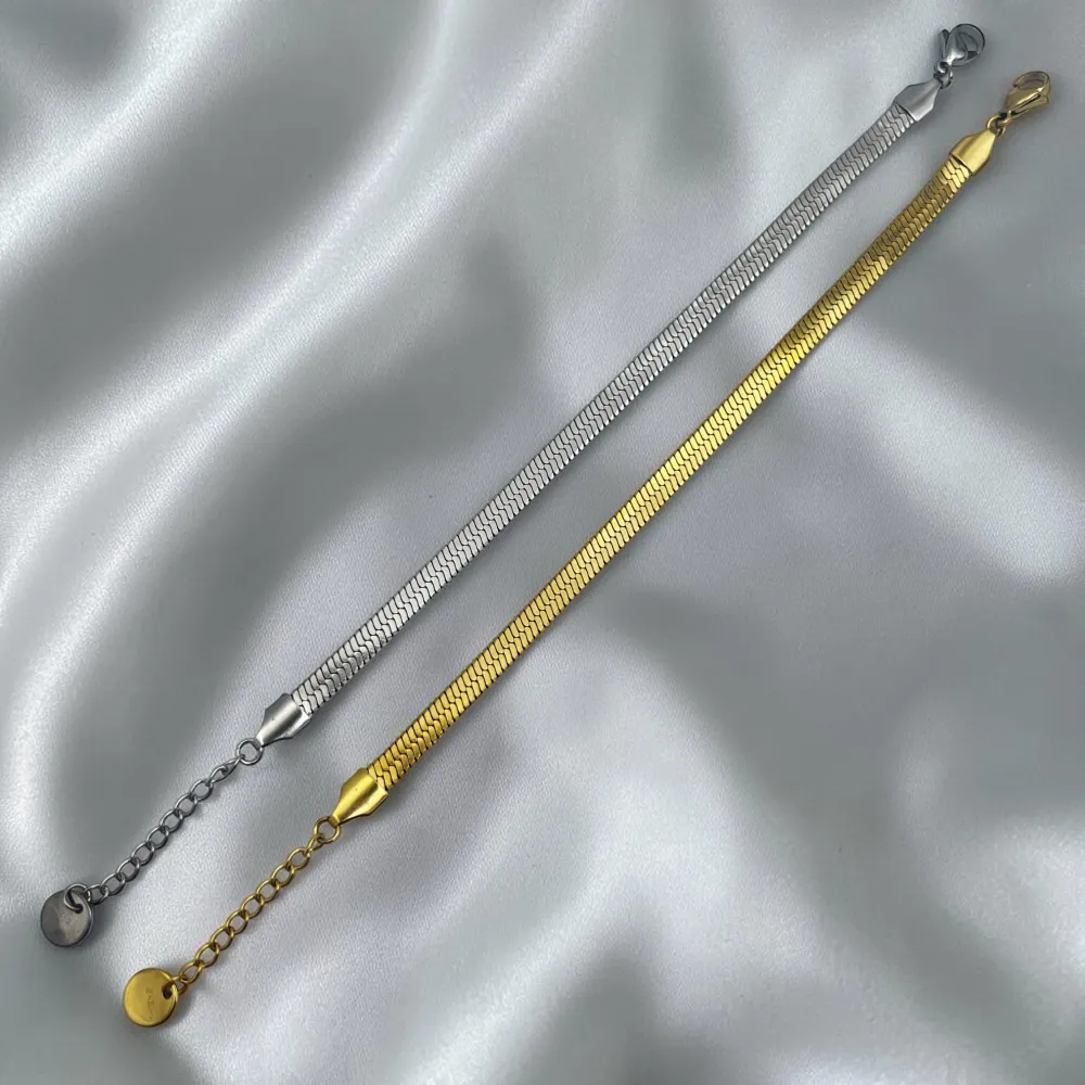 Catena Serpente-Bracciale in Acciaio con Chiusura - BAC-413-2517 5mm