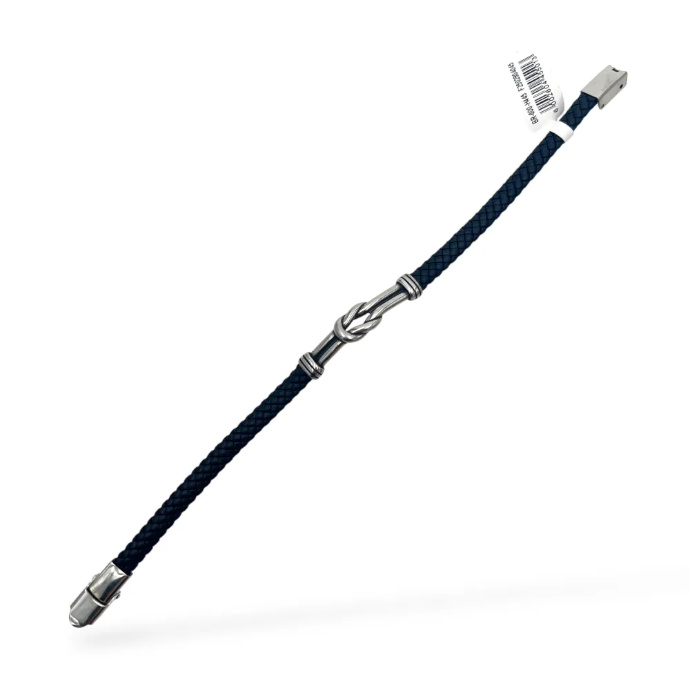Treccia-Bracciale in Acciaio da Uomo - BR-600-H454S