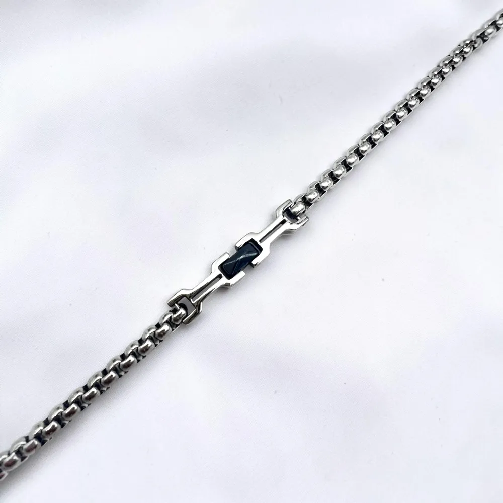 Link-Bracciale in Acciaio da Uomo - BR-600-H447