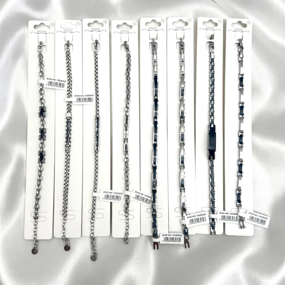 Catena-Bracciale in Acciaio da Uomo - BR-600-H445A