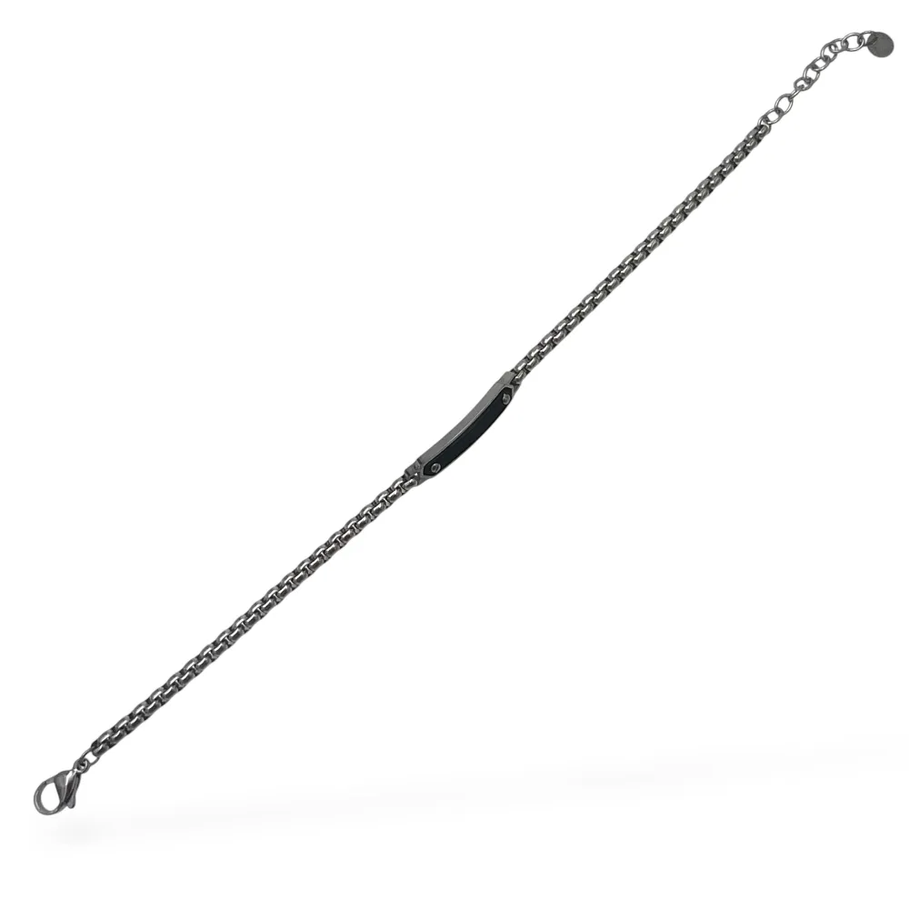 Semplice-Bracciale in Acciaio da Uomo - BR-600-H429