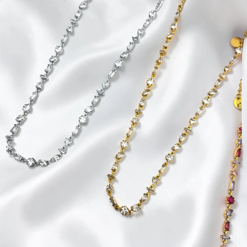 Multiforme-Collana Corta in Acciaio - CL-795-12972
