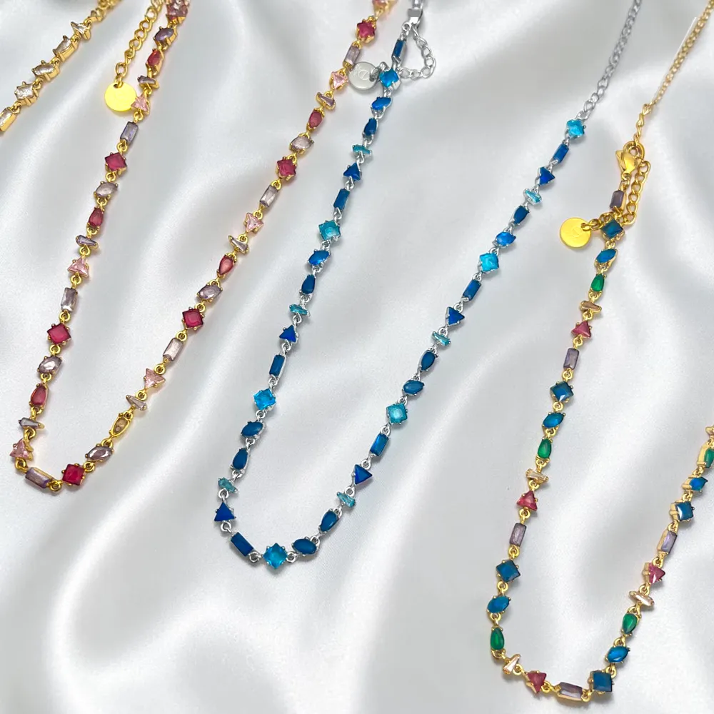 Multiforme-Collana Corta in Acciaio - CL-795-12972