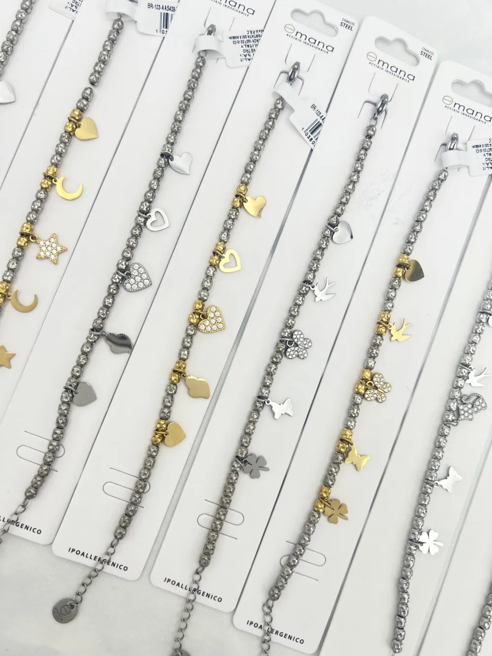 Mix Soggetti-Bracciale in Acciaio con Chiusura - BAC-103-AA5408-7191B