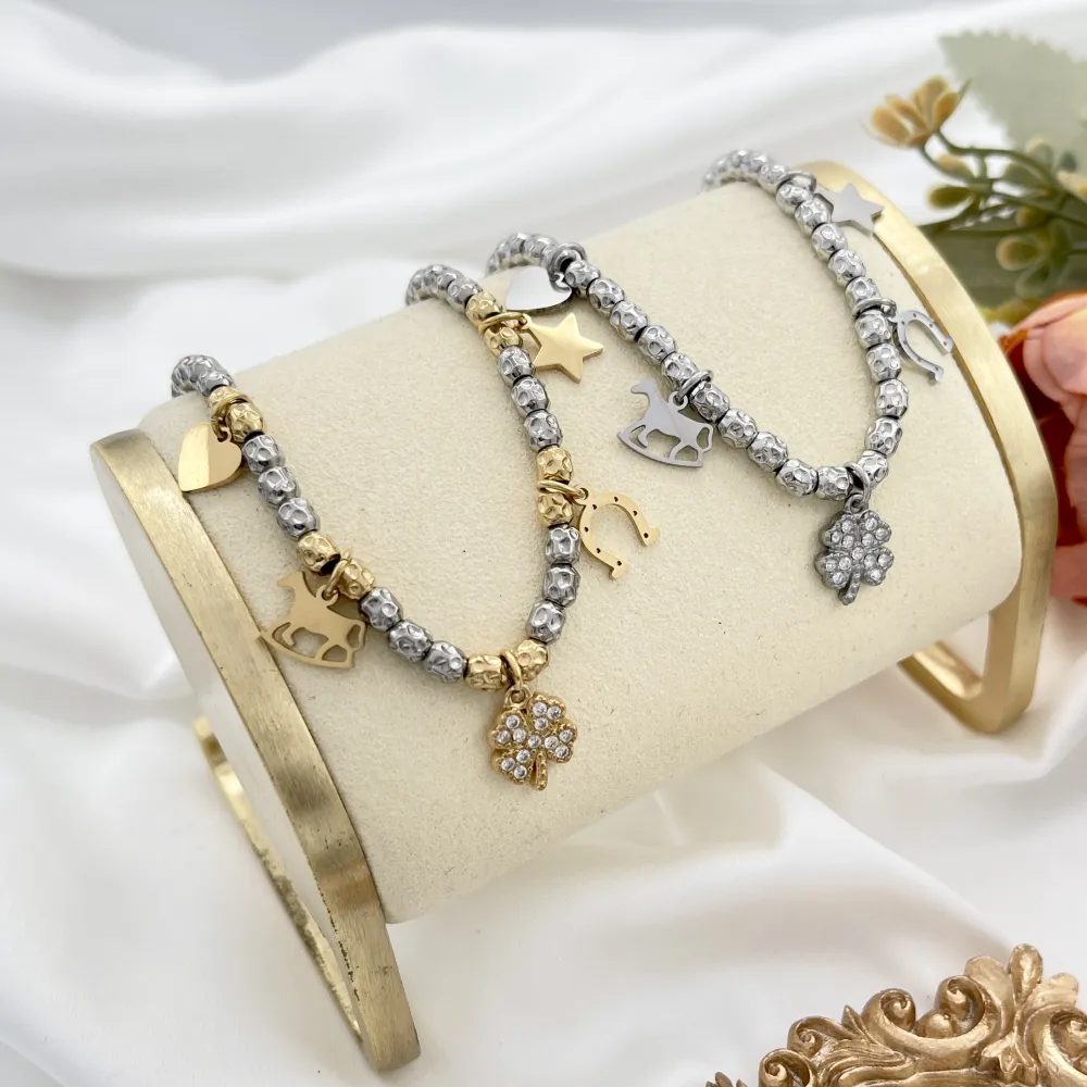Mix Soggetti-Bracciale in Acciaio con Chiusura - BAC-103-AA5408-7191B