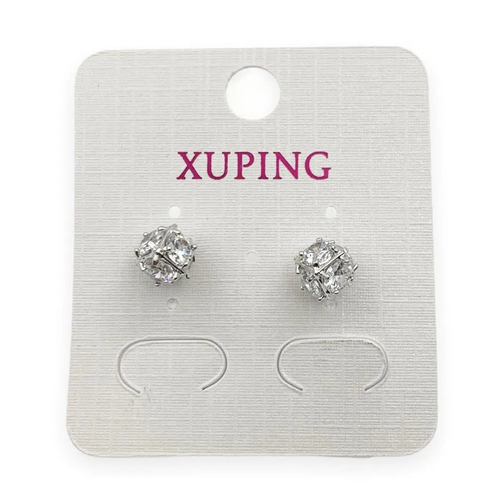 OMZ6250-Pallina 7mm- Orecchini a Lobo_Argento_1