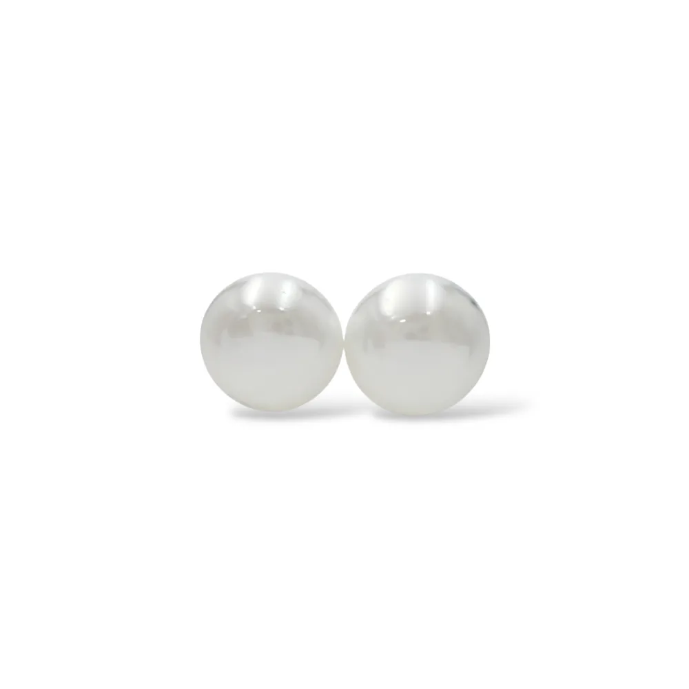 Perla di conchiglia - clip in acciaio - OR-506-498/14mm