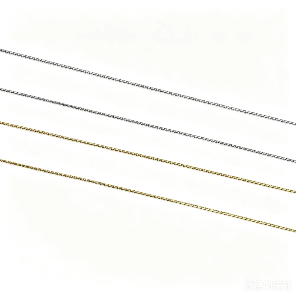 Catenina Coda di Topo 40+5cm- Collana corta in Acciaio (Confezione da 12pz ) - CO-413-900 (40+5cm)