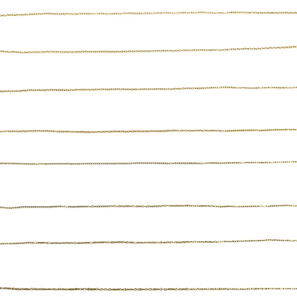 Catena semplice 45+5cm- Collana corta in Acciaio (Confezione da 12pz ) - CO-413-2594 (45+5cm)