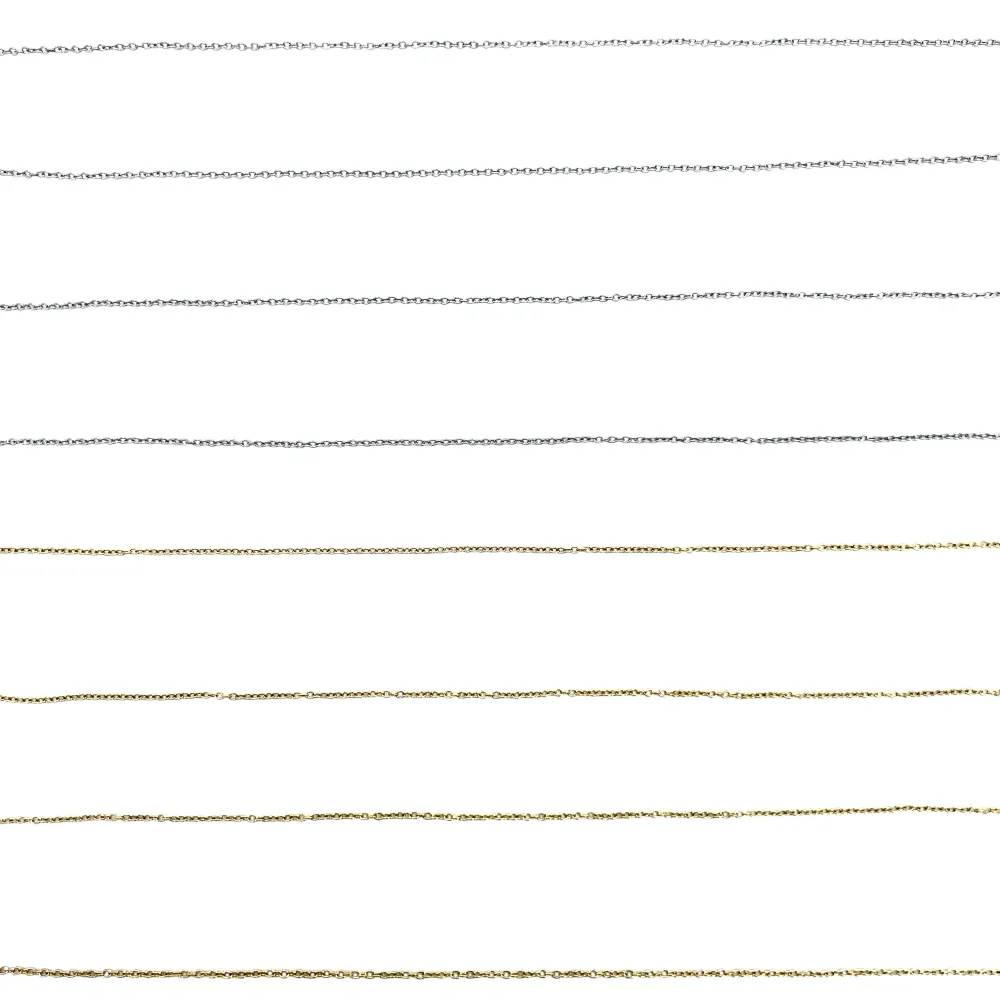 Catena semplice 70+5cm- Collana lunga in Acciaio (Confezione da 12pz) - CO-413-900 (70+5cm)